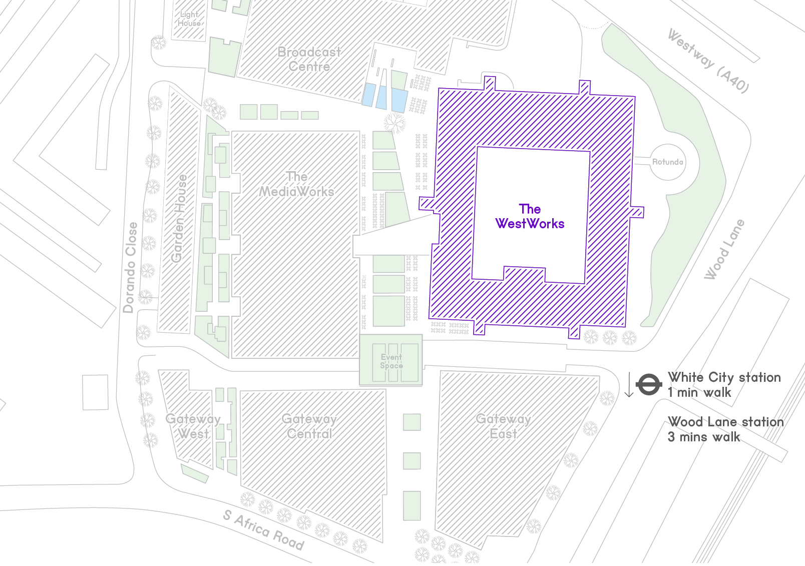 White City Place Map